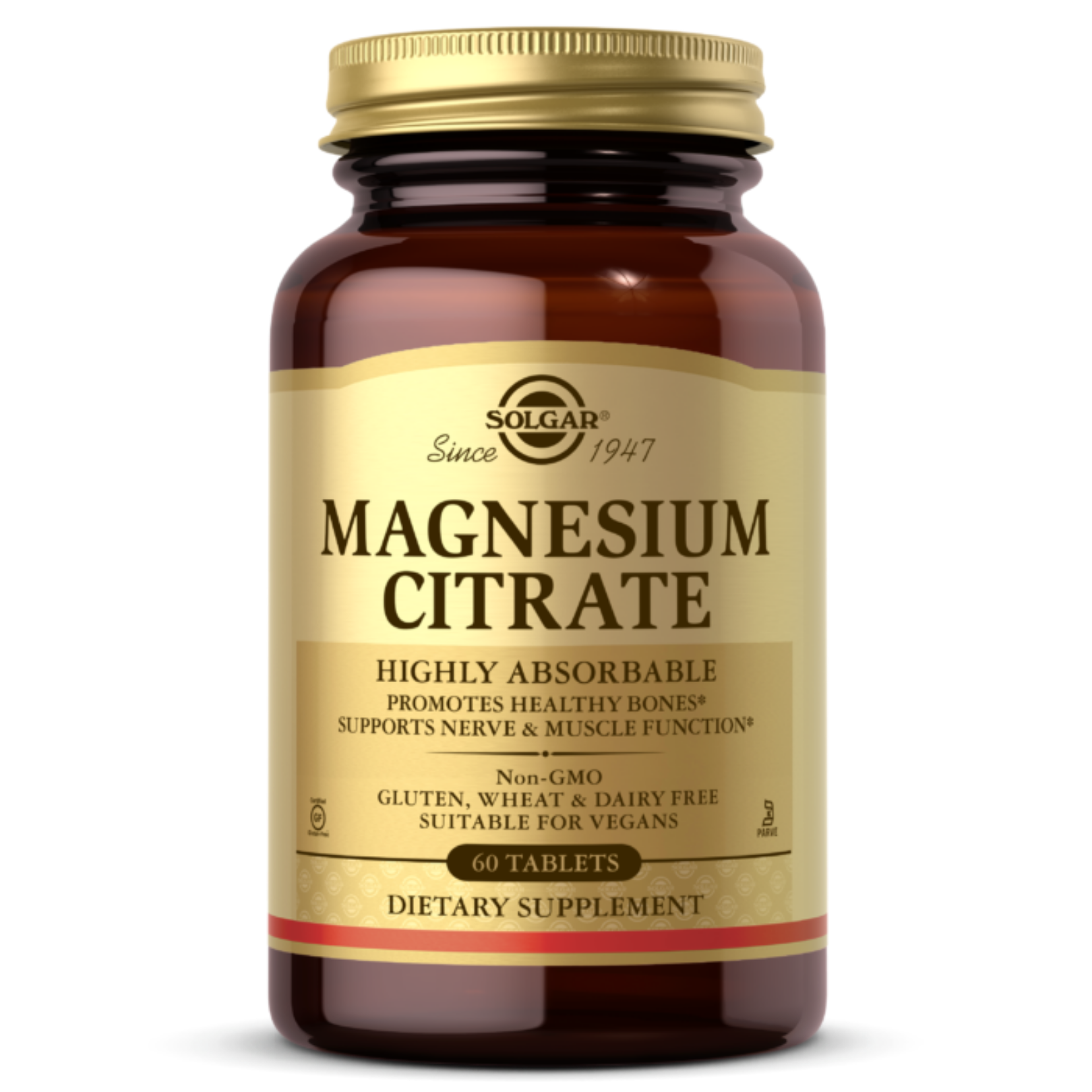 Solgar Magnesium Citrate Tabs 60's
